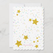 Invitation à la fête d'anniversaire de la licorne  (Dos)