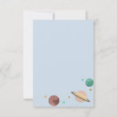 Invitation à la fête d'anniversaire de la Lune (Dos)