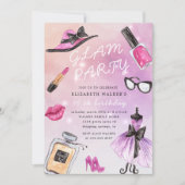 Invitation à la fête d'anniversaire de la marque G (Devant)