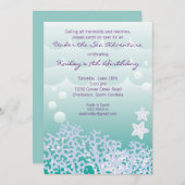 Invitation à la fête d'anniversaire de la mer (Aqu (Devant / Derrière)