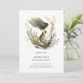 Invitation à la fête d'anniversaire de la mignonne (Debout devant)
