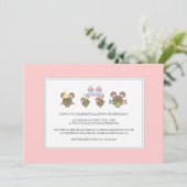 Invitation à la fête d'anniversaire de la mini-sou (Debout devant)