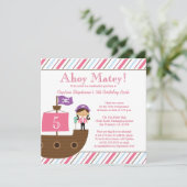 Invitation à la fête d'anniversaire de la petite f (Debout devant)