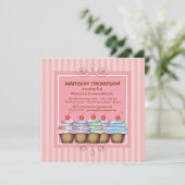 Invitation à la fête d'anniversaire de la petite f (Debout devant)