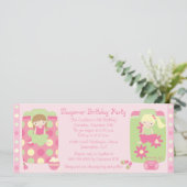 Invitation à la fête d'anniversaire de la petite f (Debout devant)