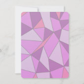 Invitation à la fête d'anniversaire de la petite f (Dos)