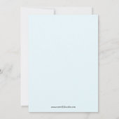 Invitation à la fête d'anniversaire de la piscine (Dos)