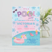 Invitation à la fête d'anniversaire de la piscine  (Debout devant)