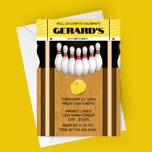 Invitation à la fête d'anniversaire de la piste de