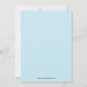 Invitation à la fête d'anniversaire de la plage (Dos)