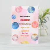 Invitation à la fête d'anniversaire de la planète (Debout devant)