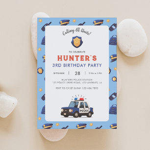 Invitation à la fête d'anniversaire de la police