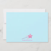 Invitation à la fête d'anniversaire de la princess (Dos)