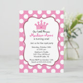 Invitation à la fête d'anniversaire de la princess (Debout devant)