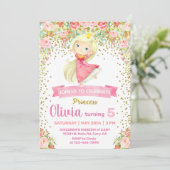 Invitation à la fête d'anniversaire de la princess (Debout devant)