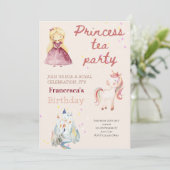 Invitation à la fête d'anniversaire de la Princess (Debout devant)