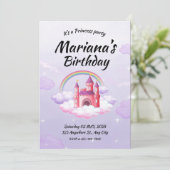 Invitation à la fête d'anniversaire de la princess (Debout devant)