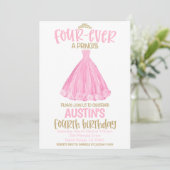 Invitation à la fête d'anniversaire de la princess (Debout devant)