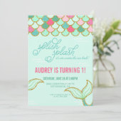 Invitation à la fête d'anniversaire de la Sirène - (Debout devant)