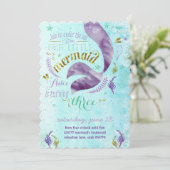 Invitation à la fête d'anniversaire de la Sirène (Debout devant)