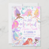 Invitation à la fête d'anniversaire de la Sirène (Devant)