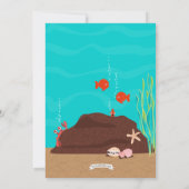 Invitation à la fête d'anniversaire de la Sirène d (Dos)