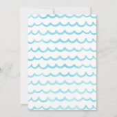 Invitation à la fête d'anniversaire de la Sirène e (Dos)