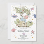 Invitation à la fête d'anniversaire de la Sirène m (Devant)