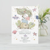 Invitation à la fête d'anniversaire de la Sirène m (Debout devant)