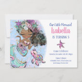 Invitation à la fête d'anniversaire de la Sirène n (Devant)