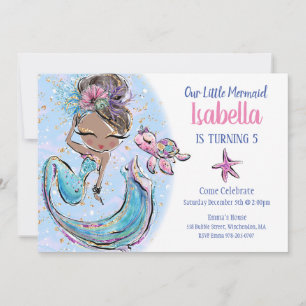 Invitation à la fête d'anniversaire de la Sirène n