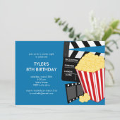 Invitation à la fête d'anniversaire de la soirée d (Debout devant)