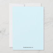 Invitation à la fête d'anniversaire de la soirée d (Dos)