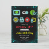 Invitation à la fête d'anniversaire de la technolo (Debout devant)