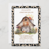 Invitation à la fête d'anniversaire de la vache de (Devant)