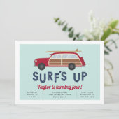 Invitation à la fête d'anniversaire de la voiture (Debout devant)