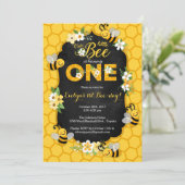 Invitation à la fête d'anniversaire de l'abeille - (Debout devant)