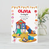 Invitation à la fête d'anniversaire de l'aire de j (Debout devant)