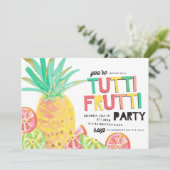 Invitation à la fête d'anniversaire de l'ananas TU (Debout devant)
