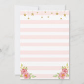 Invitation à la fête d'anniversaire de l'arc-en-ci (Dos)