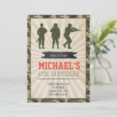 Invitation à la fête d'anniversaire de l'armée (Debout devant)