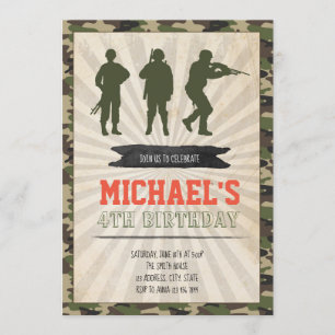 Invitation à la fête d'anniversaire de l'armée