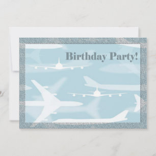 Invitation à la fête d'anniversaire de l'avion