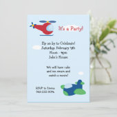 Invitation à la fête d'anniversaire de l'avion (Debout devant)