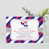 Invitation à la fête d'anniversaire de l'avion (Debout devant)