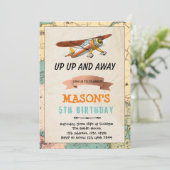 Invitation à la fête d'anniversaire de l'avion (Debout devant)