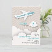 Invitation à la fête d'anniversaire de l'avion - B (Debout devant)