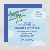 Invitation à la fête d'anniversaire de l'avion mig (Devant / Derrière)