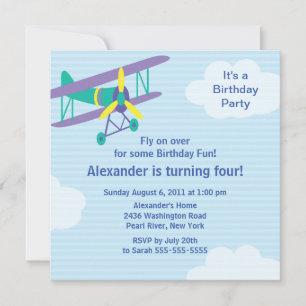 Invitation à la fête d'anniversaire de l'avion mig