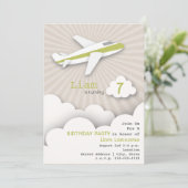 Invitation à la fête d'anniversaire de l'avion - V (Debout devant)